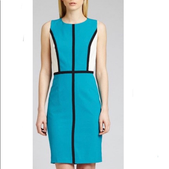 Calvin Klein Color Block Dress - Picture 1 of 9